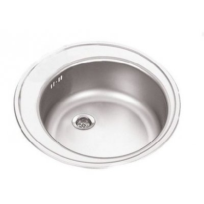 Zlewozmywak stalowy okrągły Ø49 cm stal szlachetna Deante Neo Kanon ZNK 0813